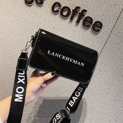 Fashionable Women's Patent Leather Shoulder Bag (New)