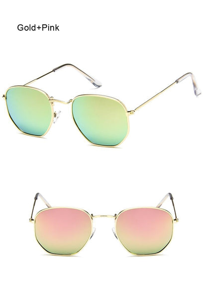 Square Retro Sunglasses - Stylish Colorful Shades