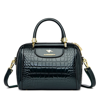 Shiny Patent Leather Women's Crossbody Shoulder Bag