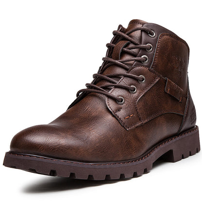 Oversized Rider Boots with Side Zip Closure