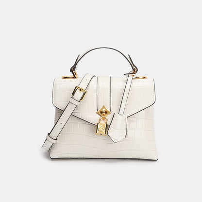 Women's Leather Messenger Shoulder Bag - Versatile Style