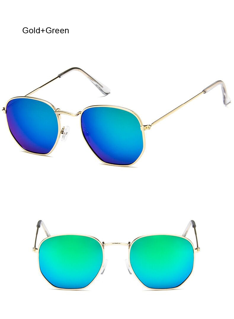 Square Retro Sunglasses - Stylish Colorful Shades