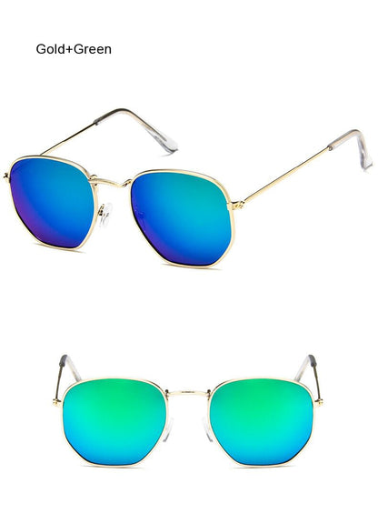 Square Retro Sunglasses - Stylish Colorful Shades