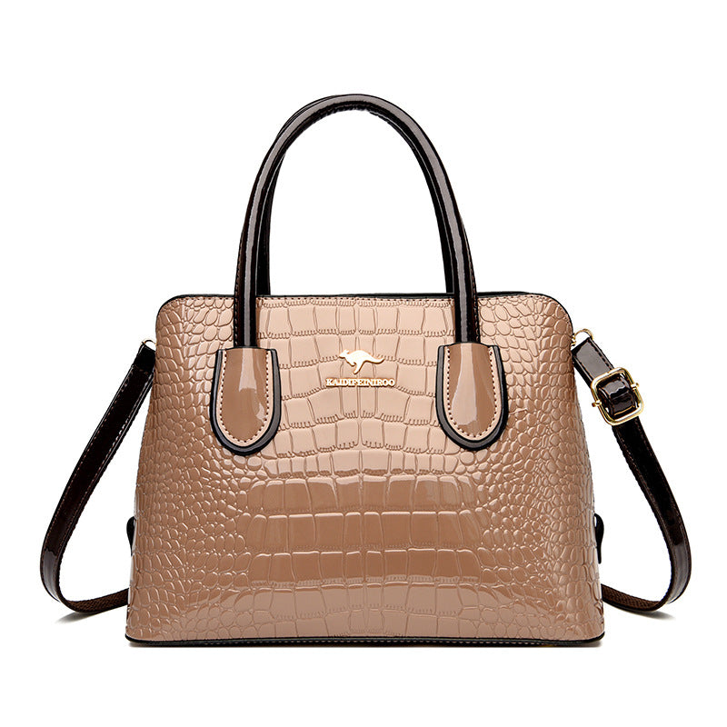 Glossy Patent Leather Women's Crossbody Shoulder Bag