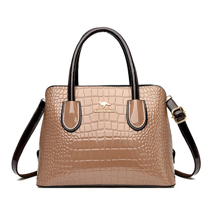 Glossy Patent Leather Women's Crossbody Shoulder Bag