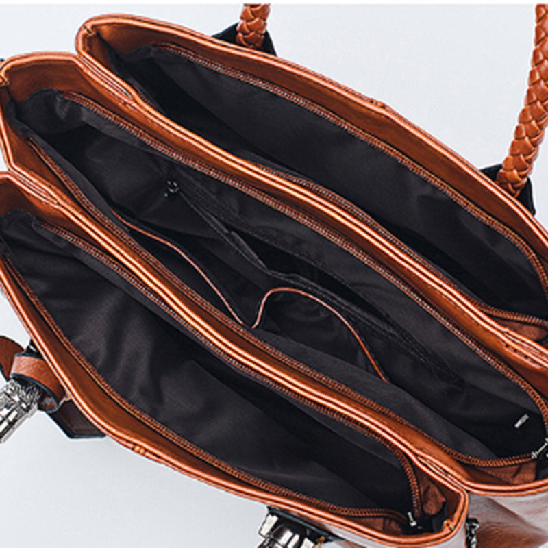 PU Leather Large Capacity Women's Handbag and Crossbody Bag