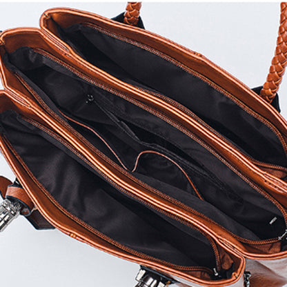 PU Leather Large Capacity Women's Handbag and Crossbody Bag