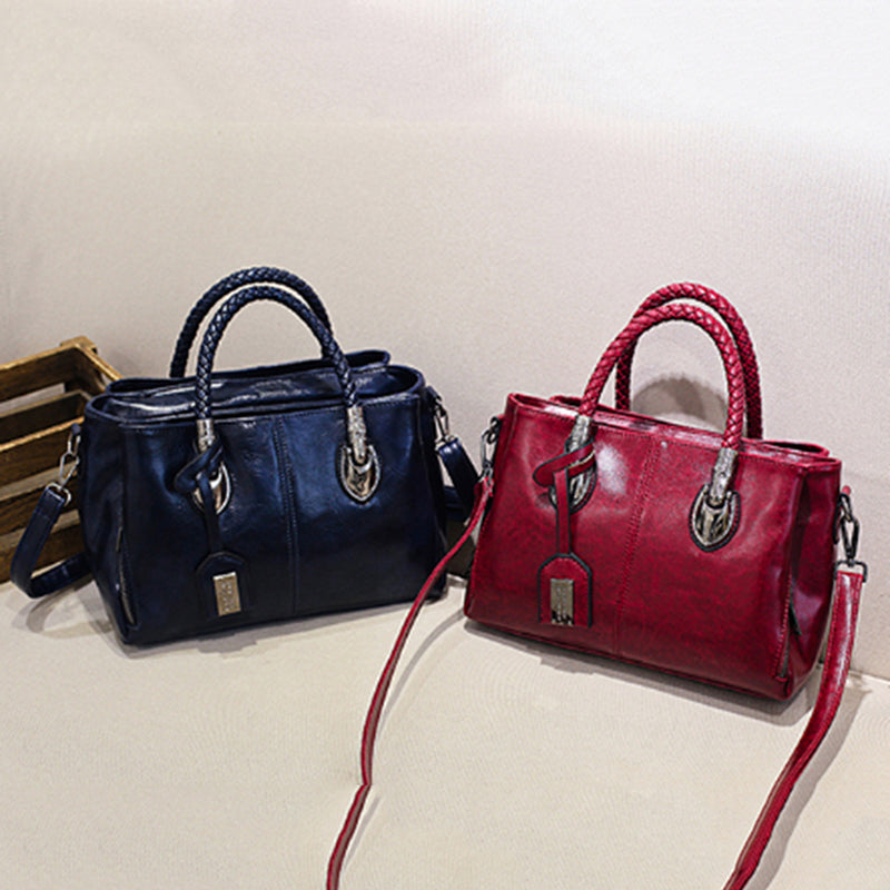 PU Leather Large Capacity Women's Handbag and Crossbody Bag