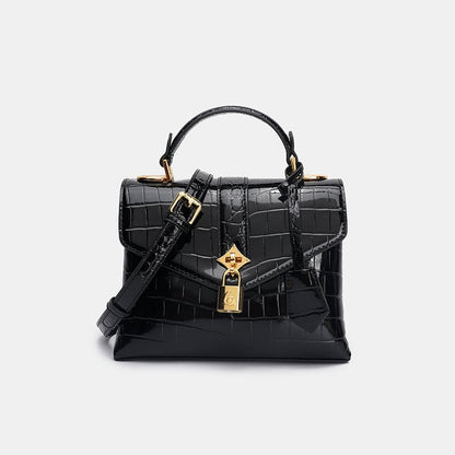 Women's Leather Messenger Shoulder Bag - Versatile Style