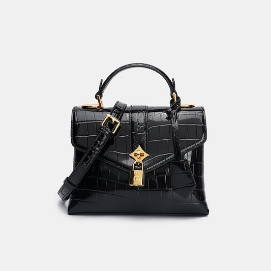 Women's Leather Messenger Shoulder Bag - Versatile Style
