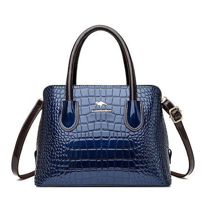 Glossy Patent Leather Women's Crossbody Shoulder Bag