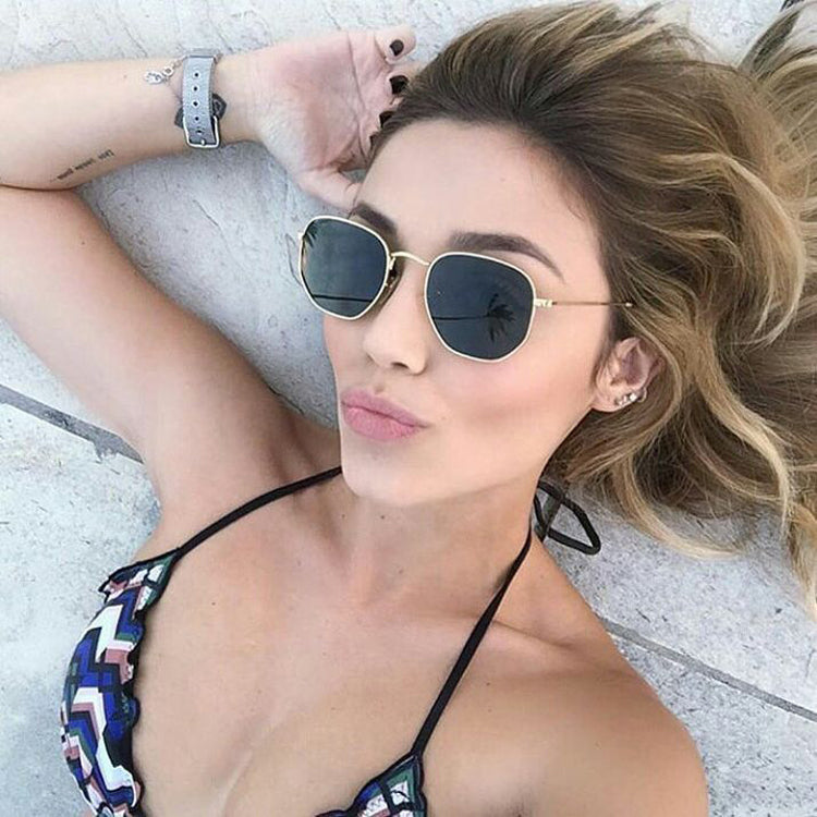 Square Retro Sunglasses - Stylish Colorful Shades