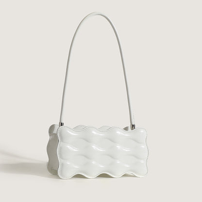 Women's Patent Leather Single Shoulder Bag - Fashionable Design
