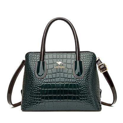Glossy Patent Leather Women's Crossbody Shoulder Bag