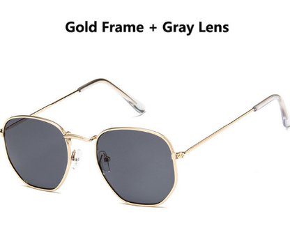 Square Retro Sunglasses - Stylish Colorful Shades
