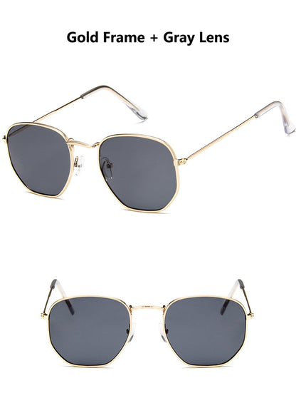 Square Retro Sunglasses - Stylish Colorful Shades